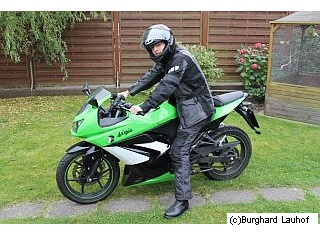 Sven auf seiner Kawasaki Ninja 250